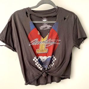 Vintage style crop top